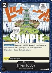 Enies Lobby - OP03-098 - C - (Pillars of Strength Pre-release Promo)